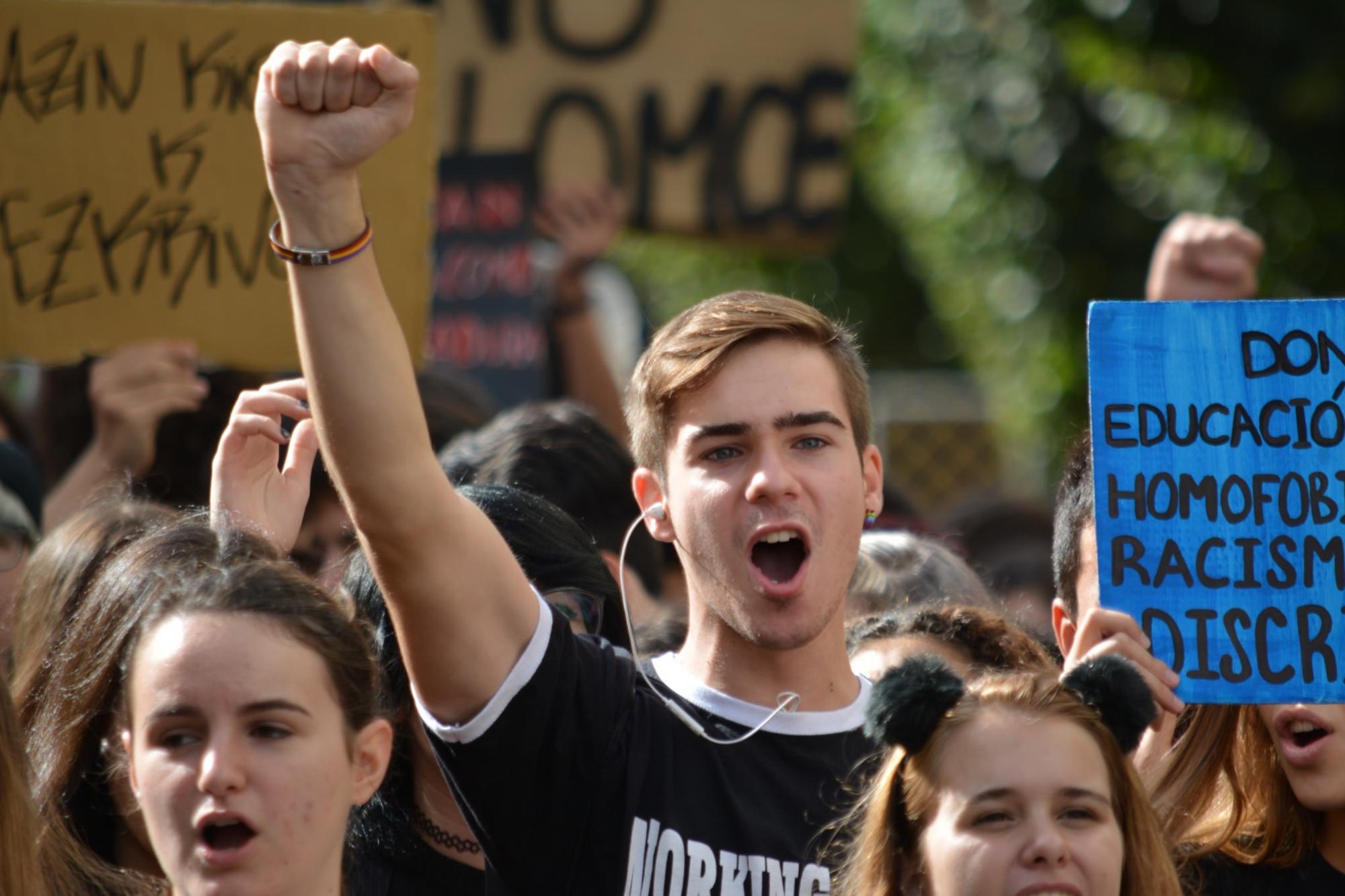 Movilizaciones estudiantiles en Badajoz 1